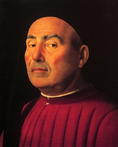 Porträt eines Mannes oder Trivulzio von Antonello da Messina