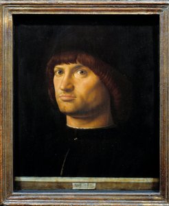 Porträt eines Mannes namens der Condottiere
