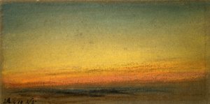 Sonnenuntergang von Frederick (attr. to) Barnard