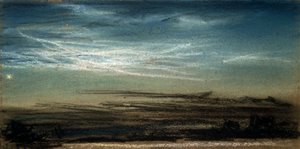 Sonnenuntergang und leuchtende Nachtwolken, 6. Juli 1885 von Frederick (attr. to) Barnard