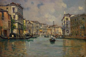 Riva degli Schiavoni, Venedig von Antonia Maria de Reyna Manescau