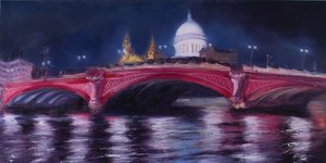 St. Paul’s, Blackfriars Bridge, 2013 von Antonia Myatt