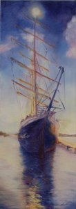 Tenacious in der Bucht von Antigua, 2008 von Antonia Myatt