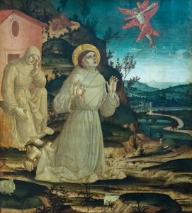 Der heilige Franziskus von Assisi empfängt die Stigmata