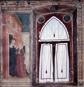 Leben der Heiligen Francesca Romana: Camilla, eine Taubstumme, wird von der Heiligen geheilt