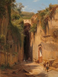 Die Grotte von Posillipo in Neapel