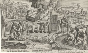 Die blinden Hirten von Antonie Wierix (II)