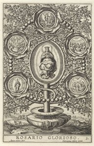 Fünf glorreiche Geheimnisse von Antonie Wierix (II)