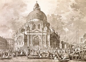 Herzogliche Festlichkeiten, Dogen und Signoria von Venedig beim jährlichen Fest Unserer Lieben Frau der Gesundheit