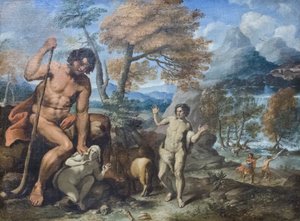 Norandino und Lucina vom Oger entdeckt von Antonio (c.1400 49) Alberti