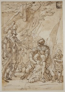 Alexander mit dem Körper von Darius(?)