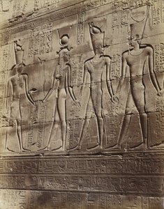 Basrelief aus dem Tempel von Edfu