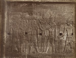 Basreliefs aus den Tempeln von Komombo