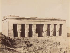 Tempel von Dendera, um 1870er - 1880er