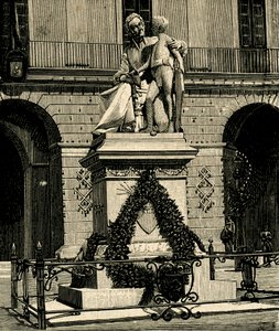 Denkmal für Francesca Capece (1769-1848), von Antonio Bortone (1844-1938), Maglie, Apulien, Italien von Antonio Bortone