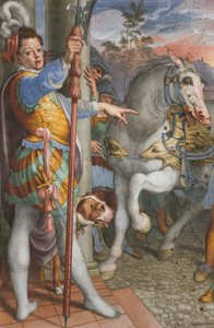 Apsis, Begegnung von Jesus mit dem Zenturio Cornelius (Detail)