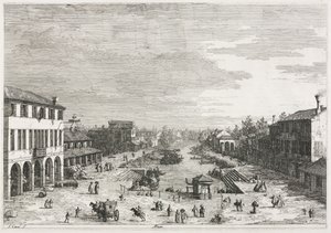 Ansichten: Ansichten von Mestre, einer Stadt in der Provinz Venedig