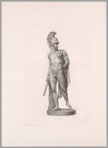 Ettore, Vorderansicht, aus Oeuvre de Canova von Antonio Canova