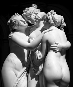 Antonio Canovas Statue Die drei Grazien, 2019