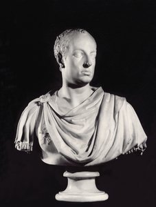 Porträt des Heiligen Römischen Kaisers Franz I. (1708-65) (Marmor)