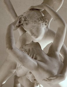 Psyche wird durch den Kuss von Amor wiederbelebt von Antonio Canova