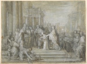 Die Darstellung der Jungfrau im Tempel von Antonio Cavallucci