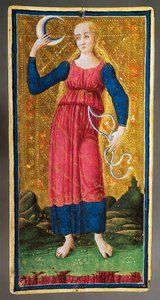 Tarotkarte, die den Mond darstellt von Antonio Cicognara