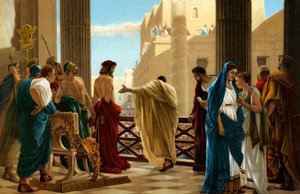 Ecce Homo, nach einem Gemälde von Antonio Ciseri - Bibel