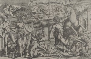 Wettstreit zwischen Neptun und Athena, 1540-45