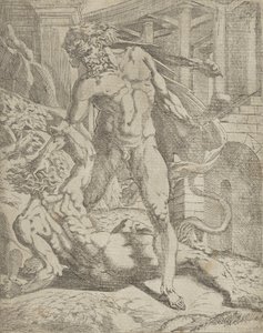 Herkules und Cacus, 1540-45 von Antonio Fantuzzi