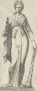 Melpomene, vom Mattei-Sarkophag, Rom, 1540-45