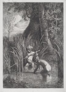 Fischen von Antonio Fontanesi