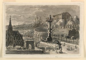 Bühnenbild, Ansammlung verschiedener Gebäude