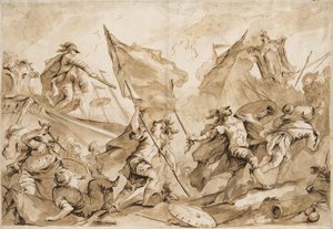 Jacopo Marcello leitet den Angriff auf Gallipoli von Antonio Guardi