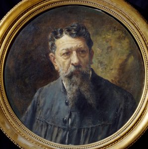 Porträt des Malers Scomparini, von Antonio Lonza von Antonio Lonza