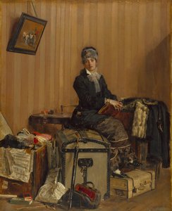Die Zollbehörde, 1877 von Antonio Mancini