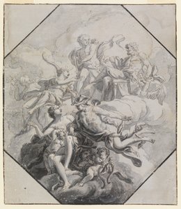 Entwurf für ein Deckenbild zum Thema Olymp