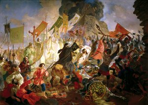 Die Belagerung von Pskow durch Stephan Báthory im Jahr 1581