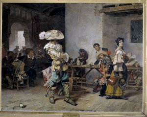 Prahlhänse in einem Gasthaus