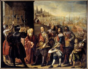 Krieg von Valtelina: Die Befreiung von Genua durch den Marquis von Santa Cruz im Jahr 1625 von Antonio Pereda y Salgado