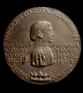 Medaille von Alfons V. von Aragon von Antonio Pisanello