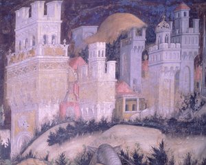 St. Georg und die Prinzessin (Basilika St. Anastasia, Verona) von Antonio Pisanello