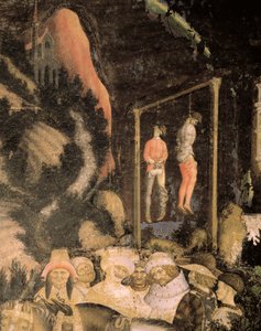 Die Gehängten (Detail) aus St. Georg und die Prinzessin