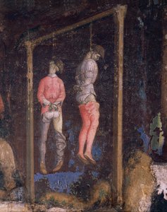 Die Gehängten (Detail) von Antonio Pisanello