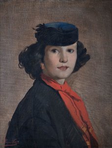 Porträt von Nerina Badioli, ca. 1866 von Antonio Puccinelli