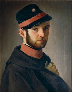 Porträt eines toskanischen Freiwilligen von Antonio Puccinelli
