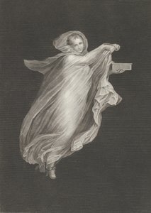 Eine Bacchantin mit Kapuzenschal und einer Schachtel in der linken Hand, ca. 1795-ca. 1820 von Antonio Ricciani