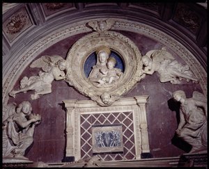 Das Grab des Kardinals von Portugal (Detail) von Antonio Rossellino