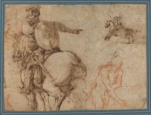 Ein Soldat zu Pferd und andere Studien von Antonio Tempesta