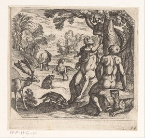 Die Versuchung von Eva von Antonio Tempesta